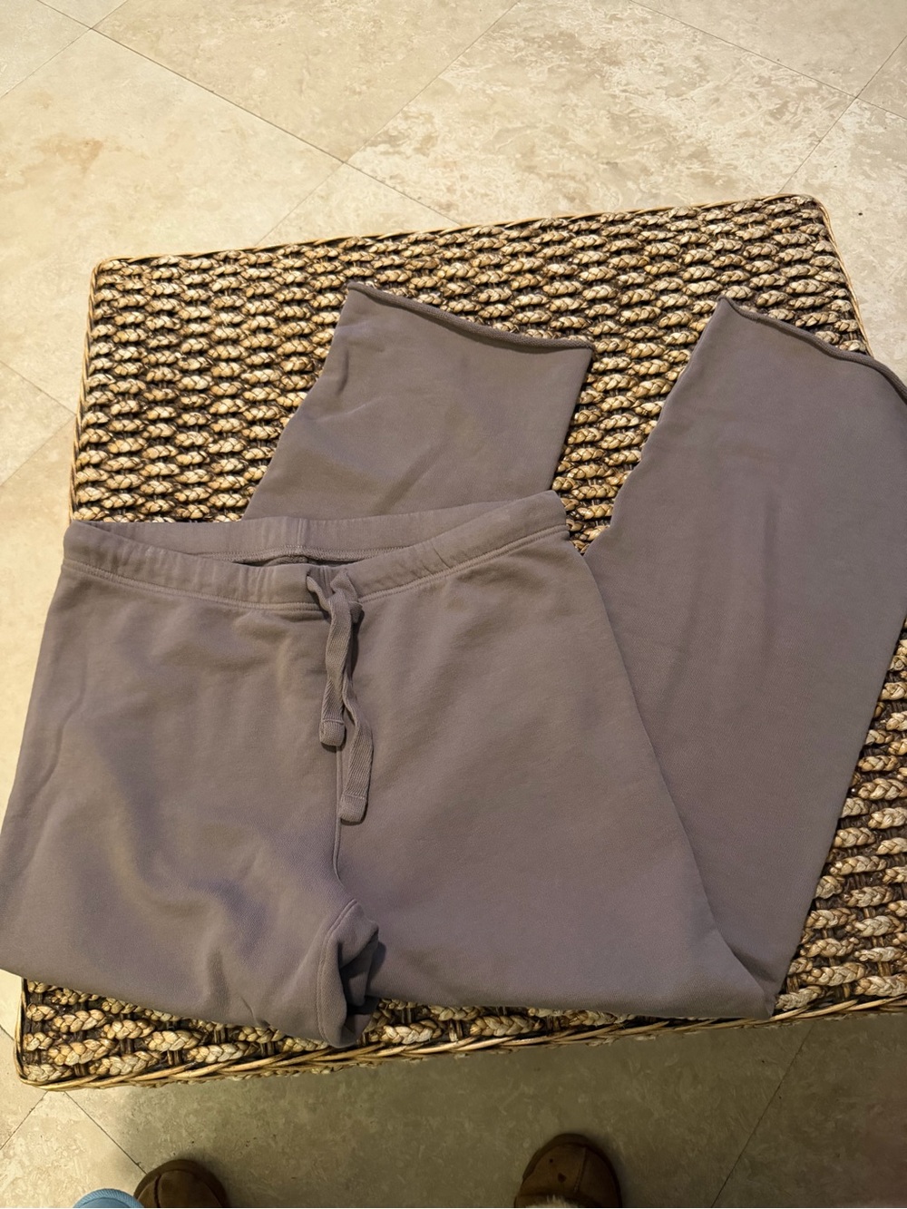 FRANK & EILEEN Catherine Cotton Sweatpants Brulee (124) - Picture 7 of 10
